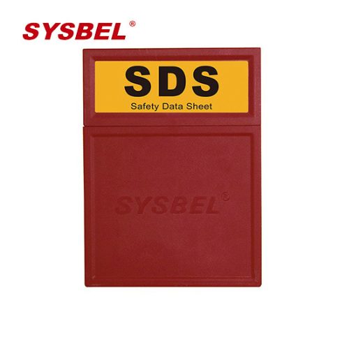 SYSBEL WAB001 SDS Safety Data Sheet Document Storage Box for Safety Cabinets
