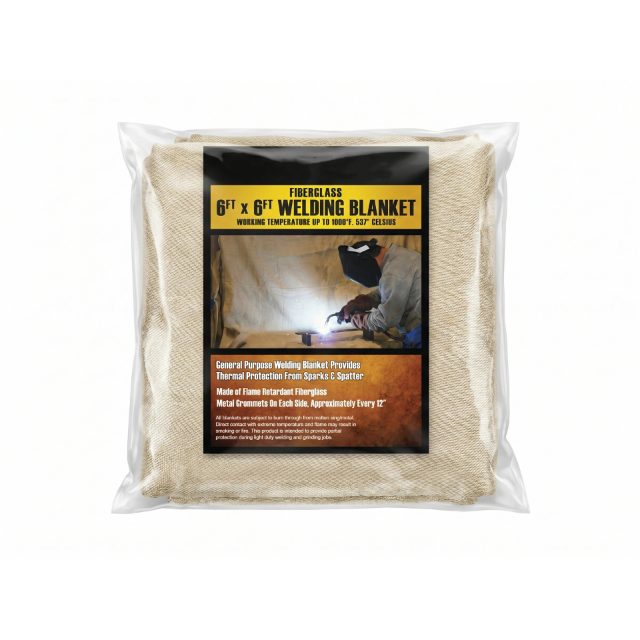 FIBERGLASS WELDING BLANKET HEAT AND SPARK PROTECTION BLANKET 6 FEET × 6 FEET AND 8 FEET × 8 FEET