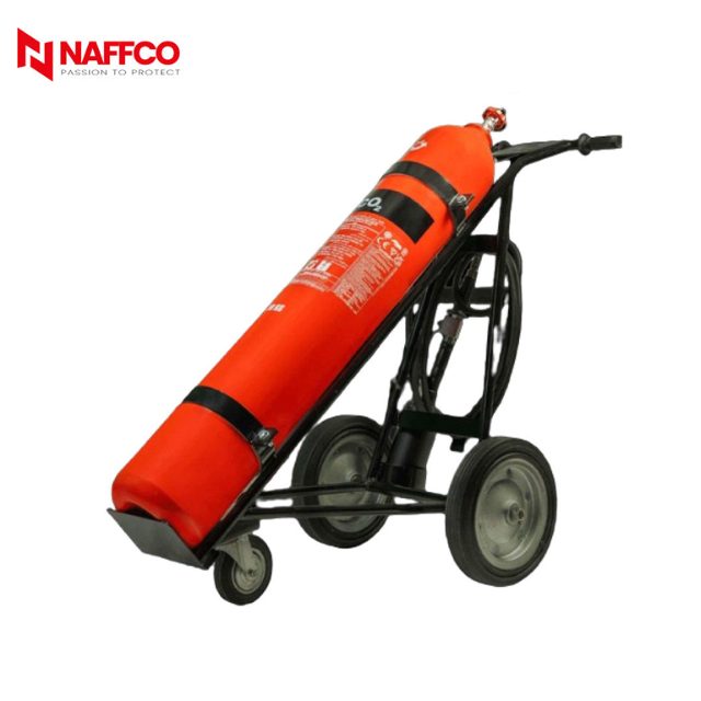 NAFFCO NTC30X 30 KG CARBON DIOXIDE CO2 FIRE EXTINGUISHER WITH TROLLEY