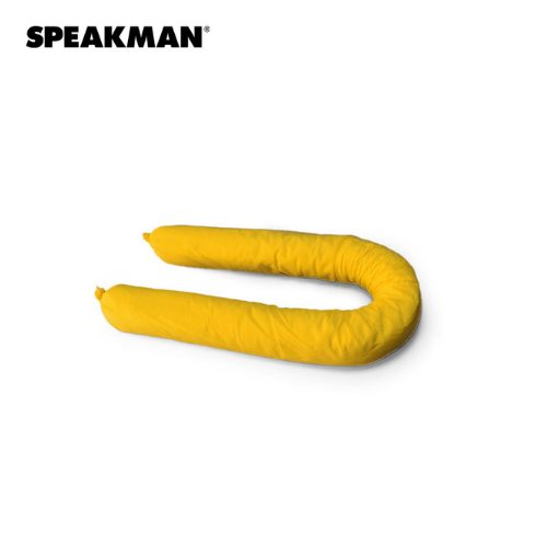 SPEAKMAN CAS01 Chemical Absorbent Sock 3 Inch × 4 Feet for Hazardous Liquid and Corrosive Spill Containment
