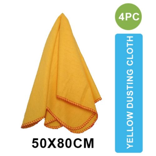 ADC 008 Yellow Dusting Cloth 50 × 80 cm for Multi Surface Cleaning