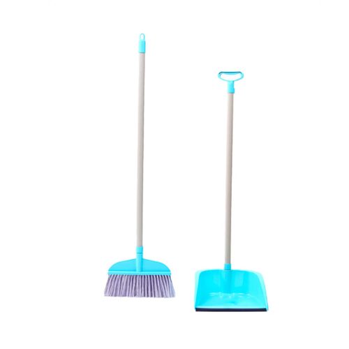 Dustpan with Broom Set for Home and Commercial Floor Cleaning