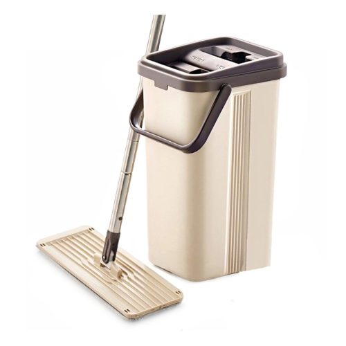 Microfiber MWB 12 Smart Home Dusting Flat Mop 360 Magic Squeeze Bucket