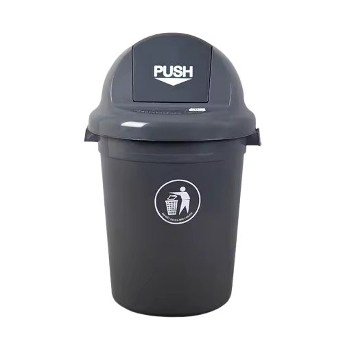 Industrial XDL 80A 1 80 Liter Plastic Round Recycling Dustbin with Push Lid