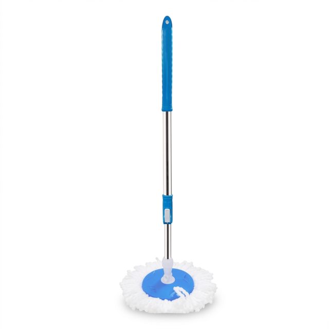 Stainless Steel Spin Mop Replacement Rod with Rotating Handle