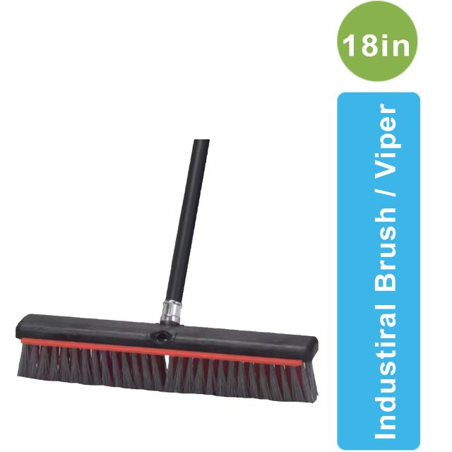 AF01211A 18 Inch and 22 Inch Multi Size Floor Sweeping Brush with 4 Feet Rod