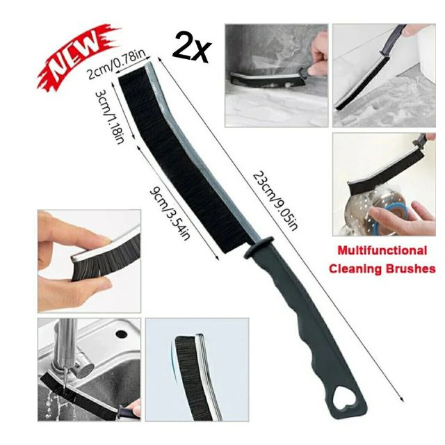 6512 Gap Cleaning Brush Slim Crevice and Grout Cleaning Tool