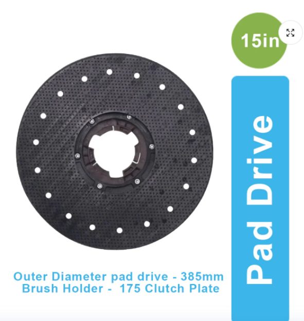 AF09206 15 Inch Pad Drive 175 Floor Machine Pad Driver for Scrubbing Polishing and Wax Stripping