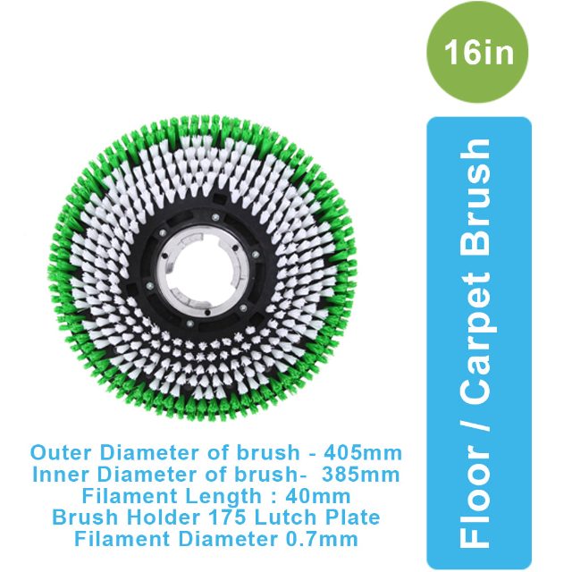 AF09205 16 Inch Carpet and Floor Cleaning Brush Pad for Floor Machines