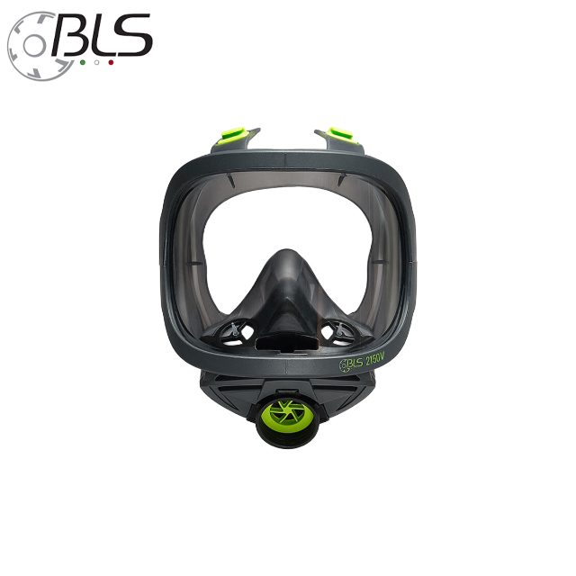 BLS 2150V Universal Full Face Respirator Mask with Chemical Resistant Glass Visor