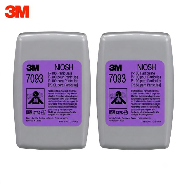 3M 7093 P100 Hard Case Particulate Filter with Bayonet Connection