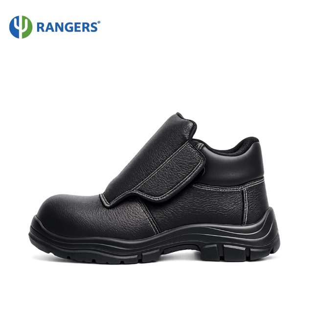 Rangers Sticky Strap 200J Steel Toe Genuine Leather Industrial Safety Shoes