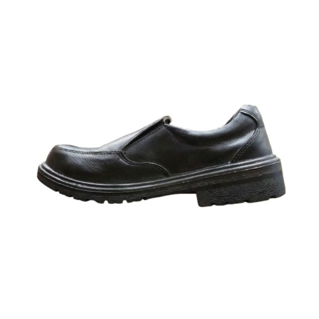 Hafety MSI 207 Steel Toe Genuine Leather Lace Less Oil Resistant Safety Shoes