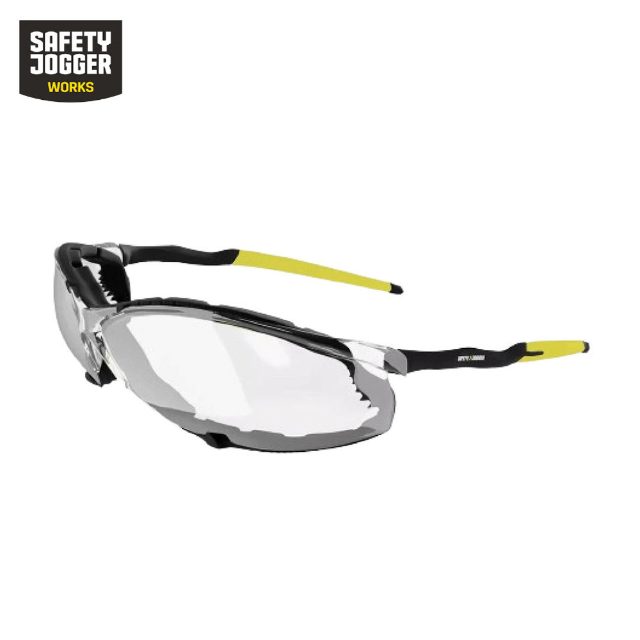 Safety Jogger TSAVO Clear Polycarbonate Safety Spectacles with UV Protection and Anti Fog Coating