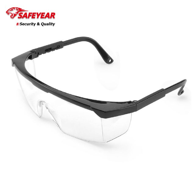 Safeyear KS102 Clear Polycarbonate Safety Glasses with Anti Fog and Anti Scratch Lens