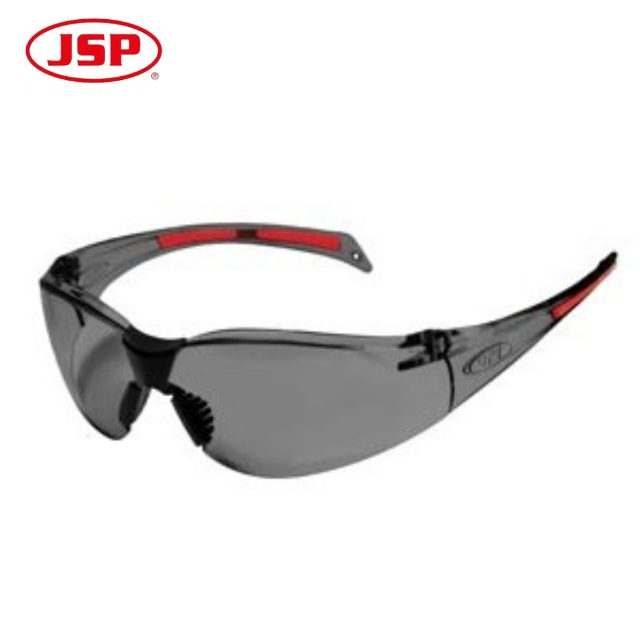 JSP Stealth 8000 ASA790-166400 Smoke Lens Safety Glasses with Anti Scratch Protection