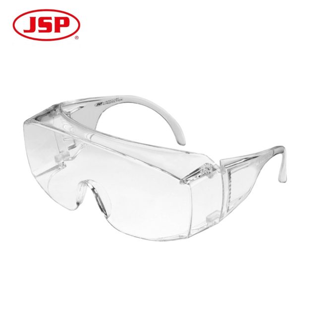 JSP M9300 Clear Polycarbonate Over-Spec Safety Glasses for Prescription Eyewear