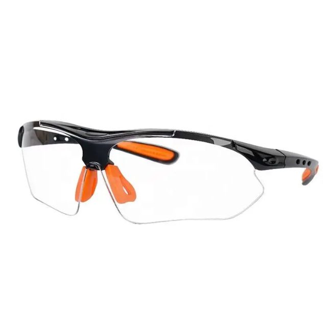Taiwan SX-56 Clear Polycarbonate Safety Glasses with Anti-Scratch Lenses