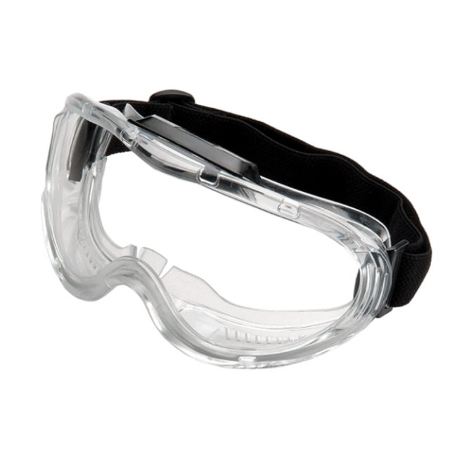 SG-271 Indirect Ventilated Spherical Clear Polycarbonate Safety Goggles