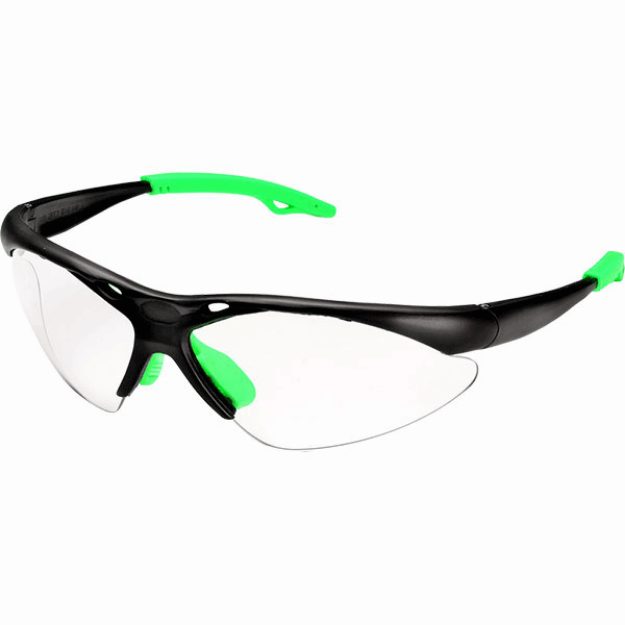 SportyStyle 1923 Clear Anti-Scratch and Impact-Resistant Polycarbonate Safety Glasses
