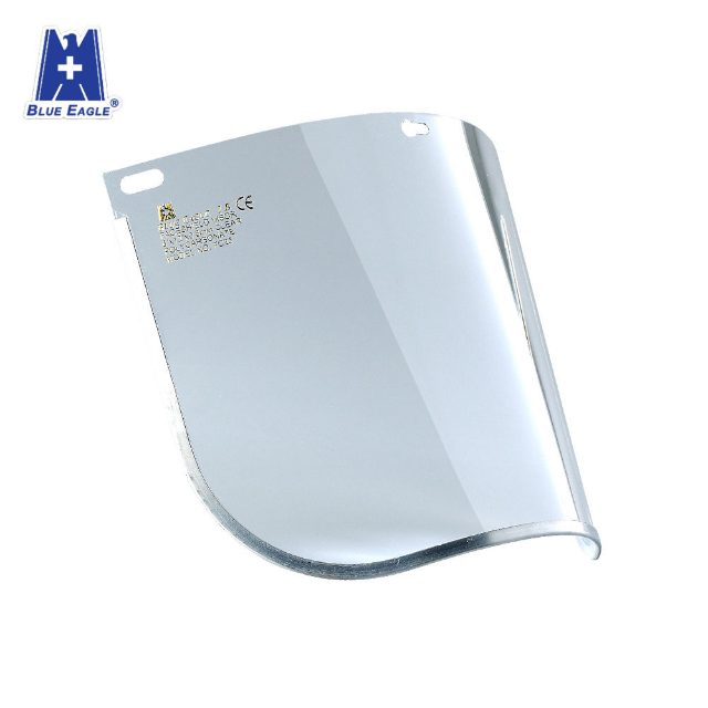 Blue Eagle FC25 Clear Polycarbonate Face Shield Visor with UV Protection