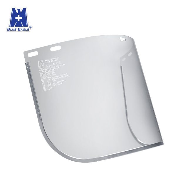 Blue Eagle FC48 Clear Polycarbonate Face Shield Visor with UV Protection