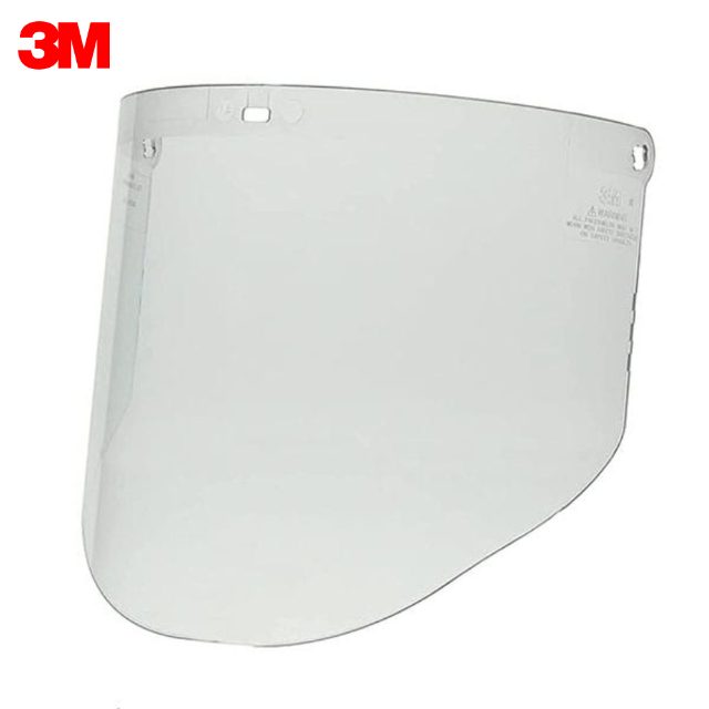 3M WP96 Clear Polycarbonate Protective Face Shield Visor with UV and Impact Protection