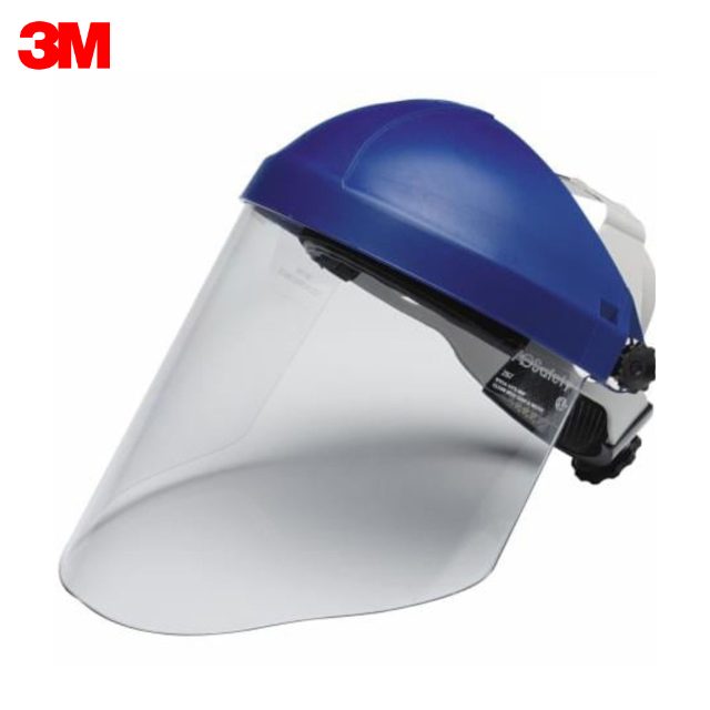 3M H8A Adjustable Ratchet Headgear with WP96 Clear Polycarbonate Face Shield