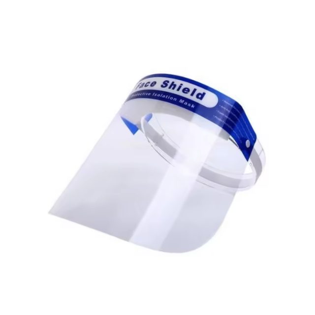 Medicated Transparent Polycarbonate Full Face and Eye Protection Anti-Spittle Safety Face Shield
