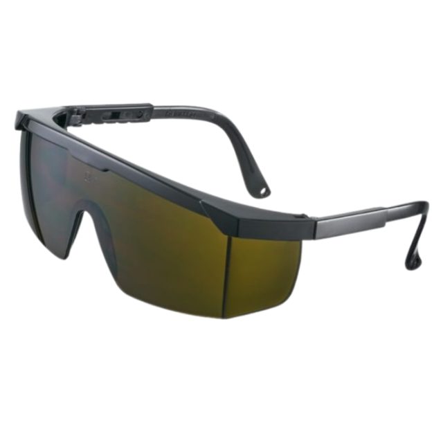 SS-2533IR Welding Safety Glasses with Green Shade 5 Infrared Filter Lens