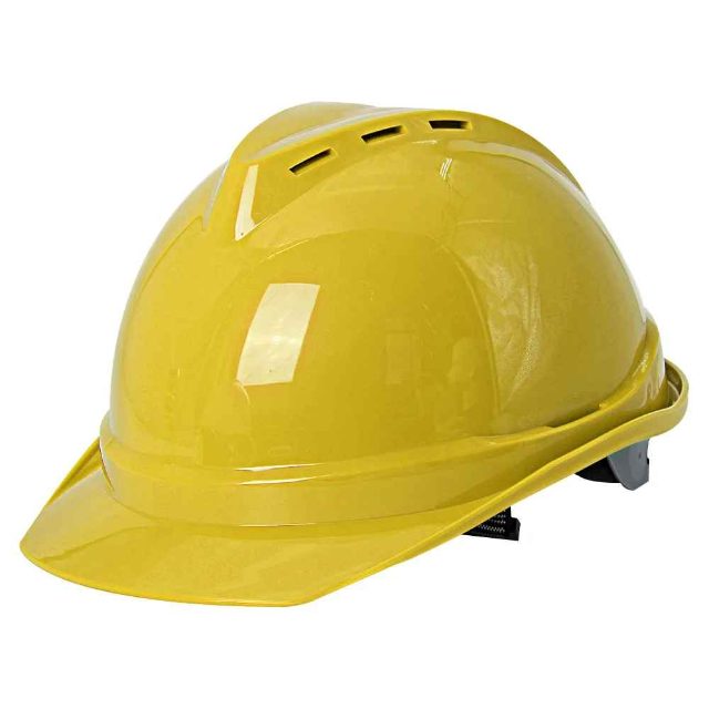 Economical Ventilated Safety Hard Hat with Chin Strap