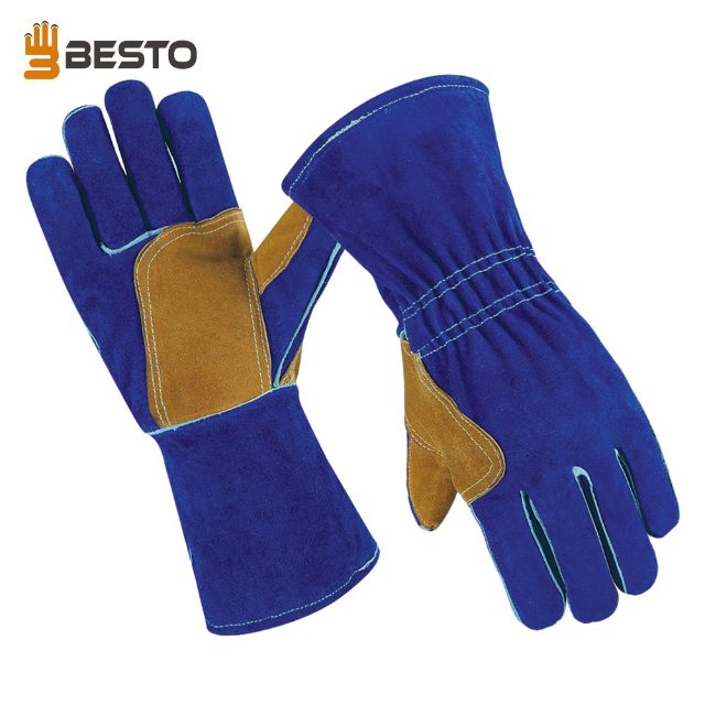 PREMIUM HEAT RESISTANT INDUSTRIAL LEATHER WELDING GLOVES