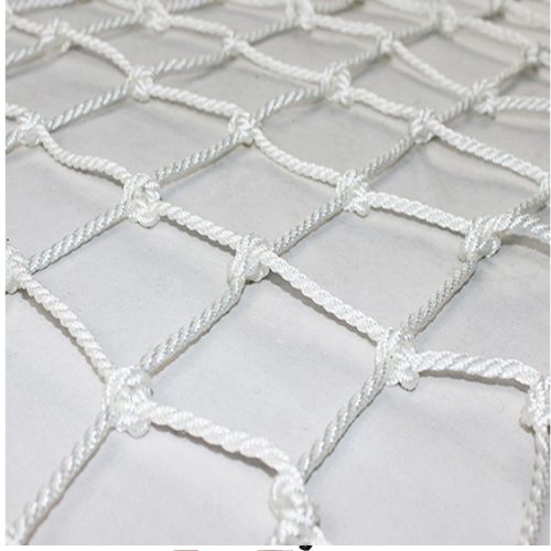 Heavy Duty Polyester Braided and Twisted Diamond Knotted Fall Protection Safety Net for Constructi